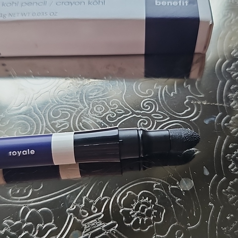 NIB Benefit Kohl Eyeliner Pencil Crayon Royale Navy Blue Smudger - Picture 4 of 8